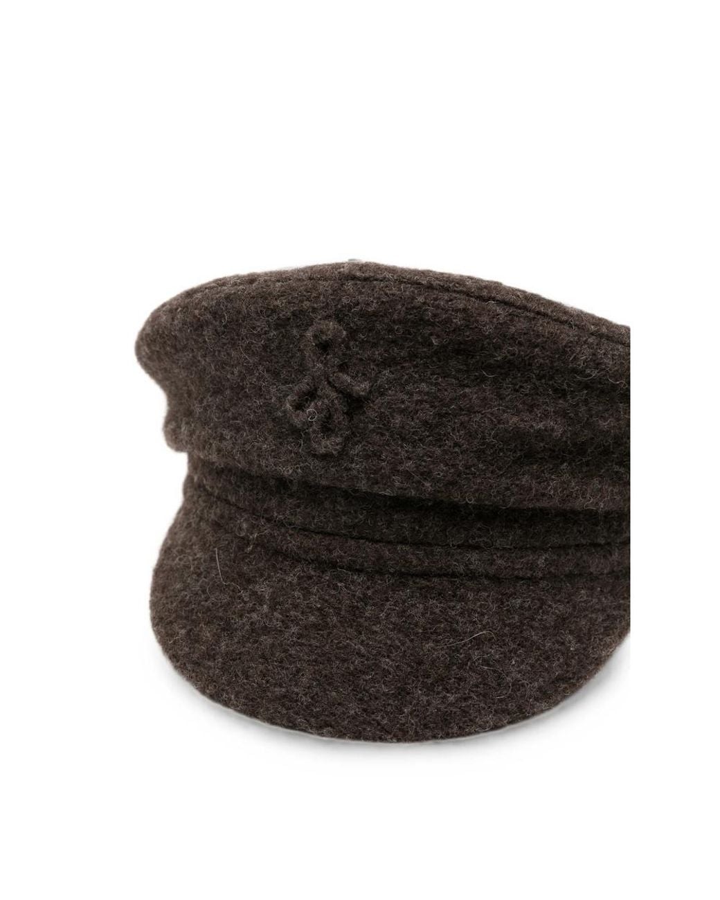 Ruslan Baginskiy Black Logo-Embroidered Beret