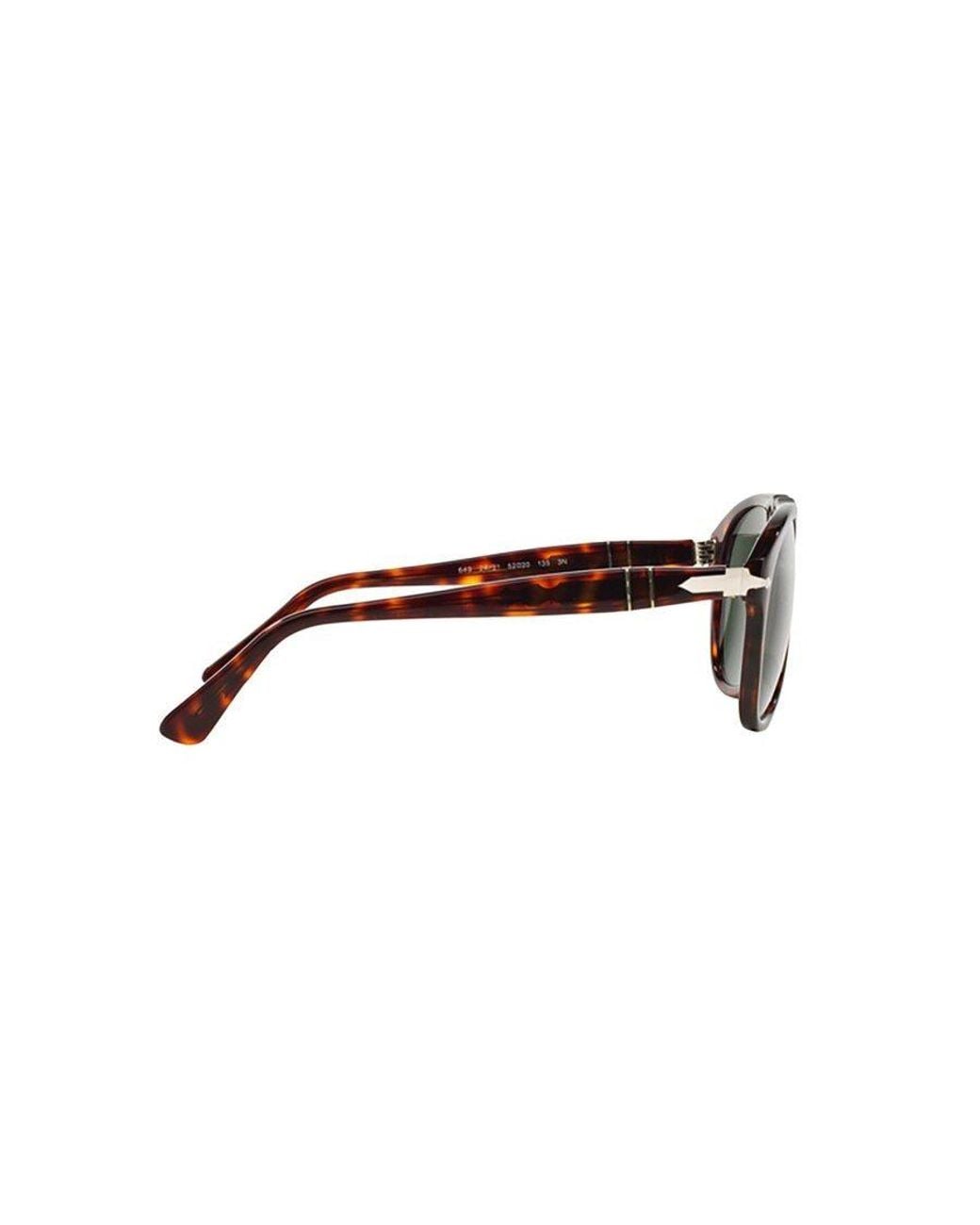 Persol Green Tortoiseshell Sunglasses for men