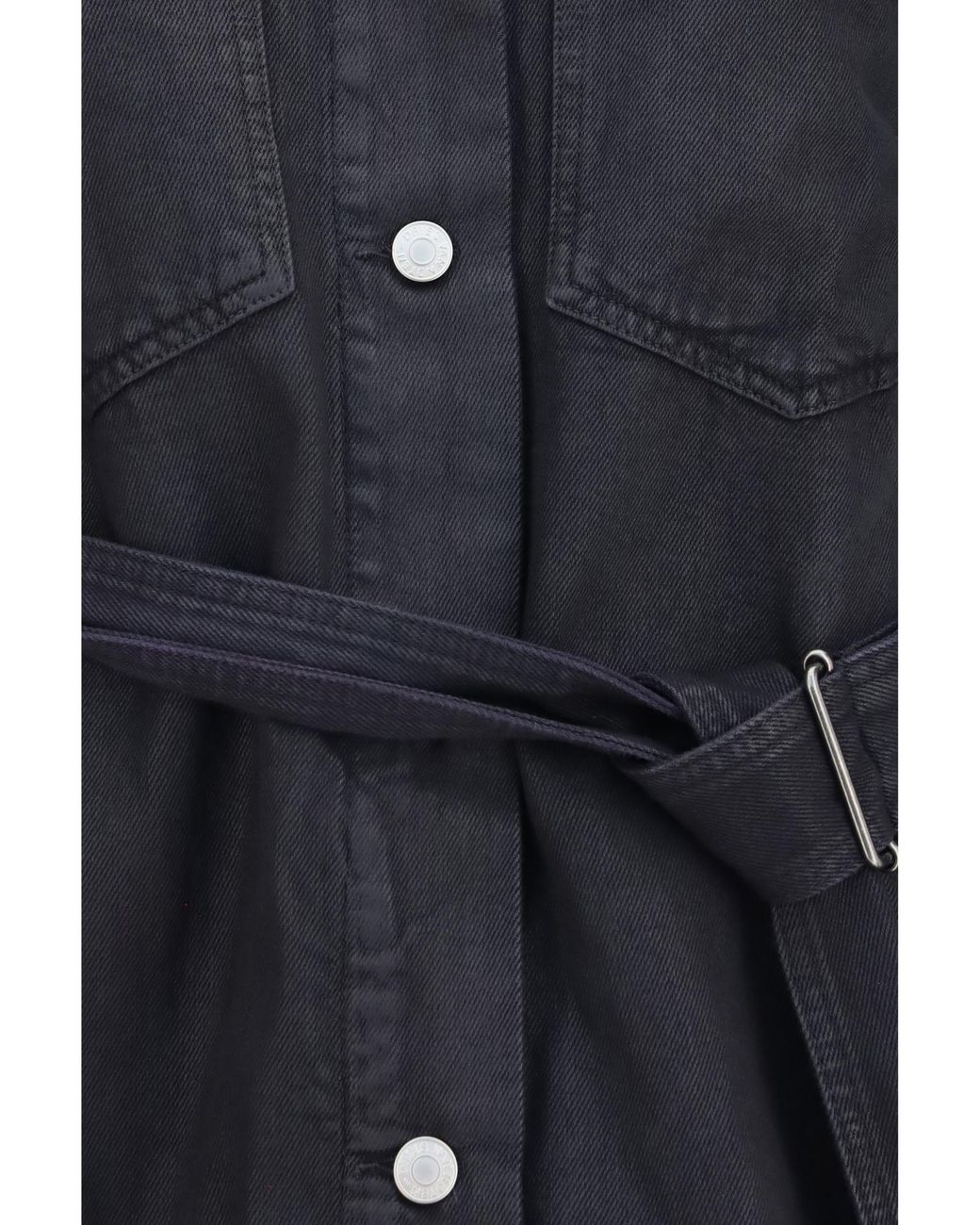 Dries Van Noten Blue Collared Button-Up Jacket