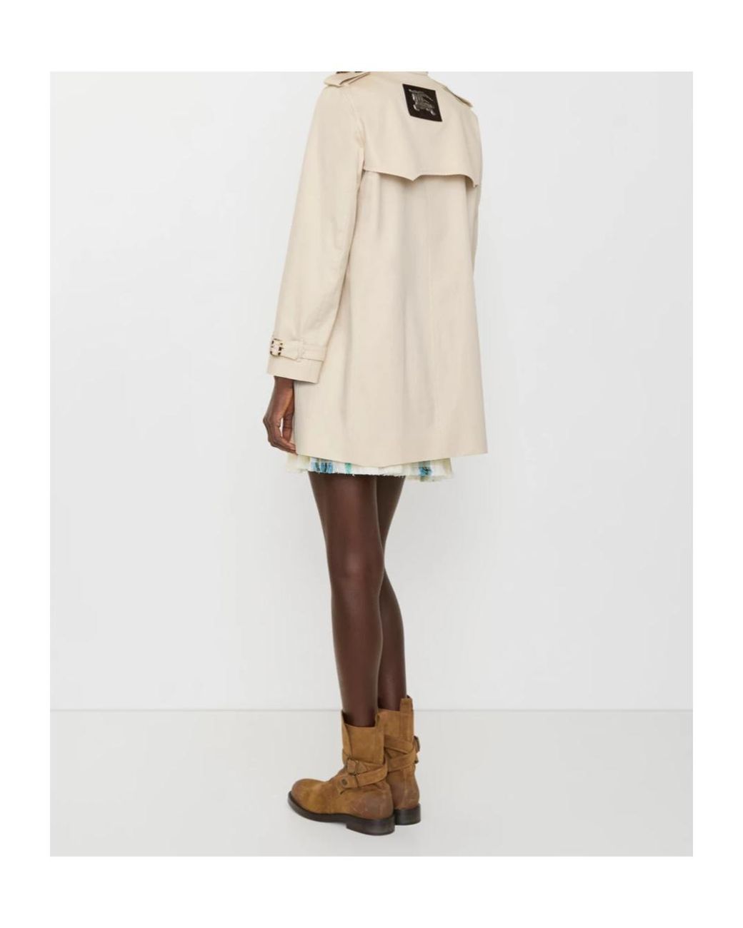 Burberry Natural Summerside Double-Breasted Coat