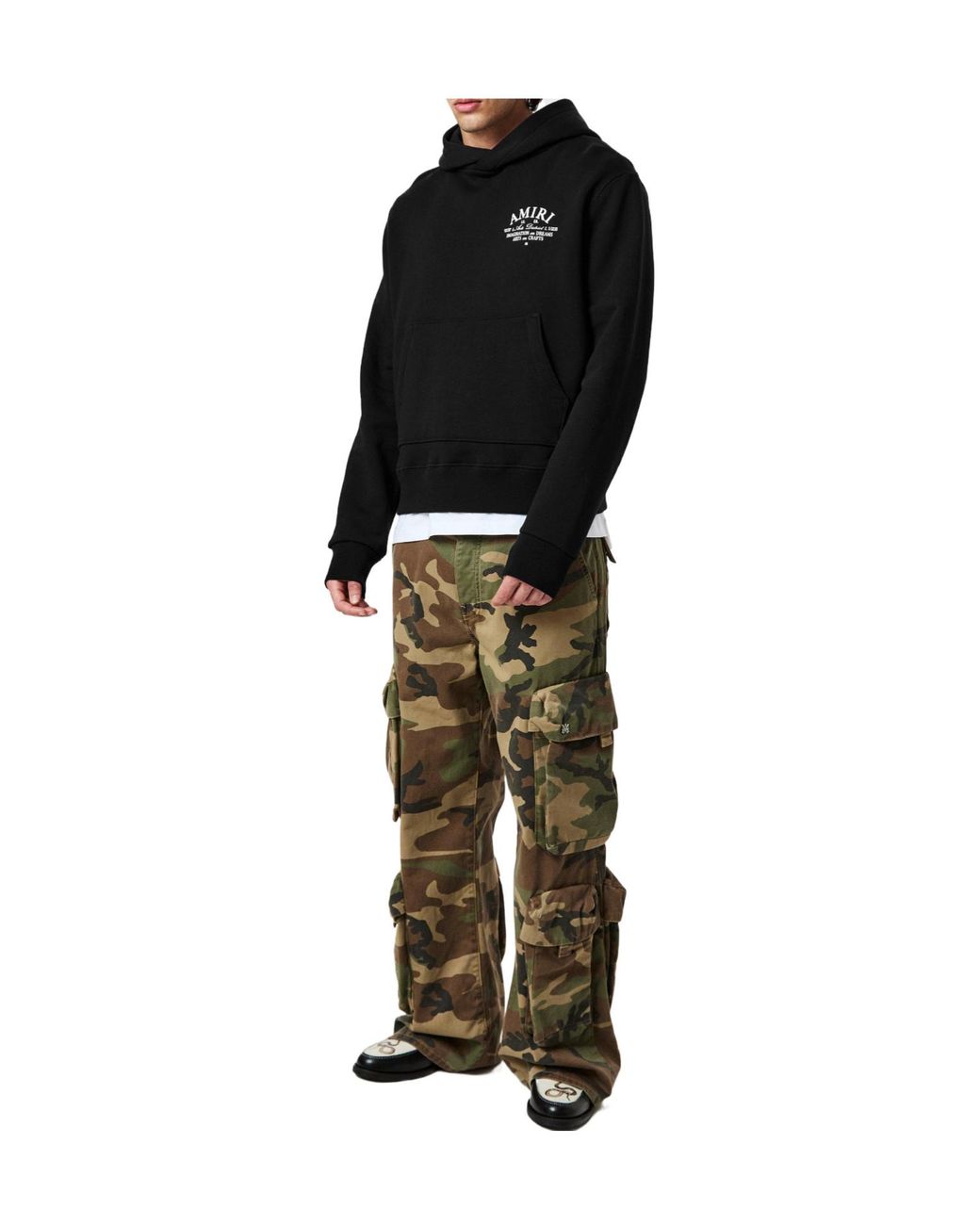 Amiri Black Art District Hoodie for men