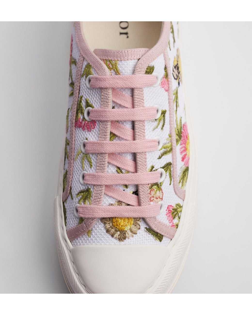 Dior White Walk'N' Platform Sneaker