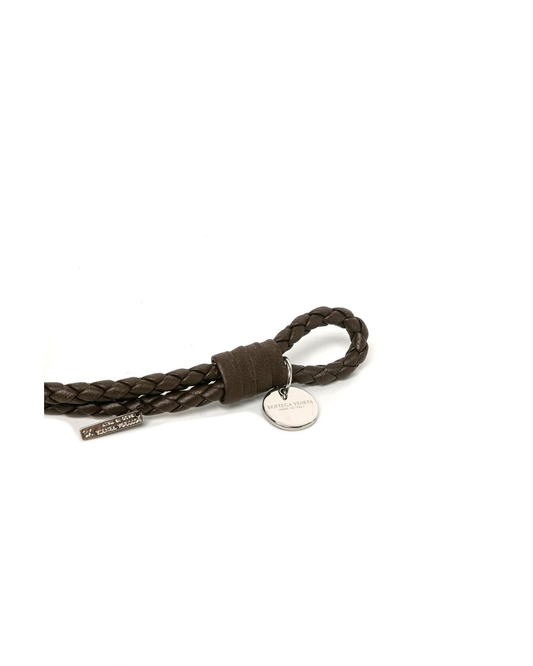 Bottega Veneta White Logo Detail Bracelet
