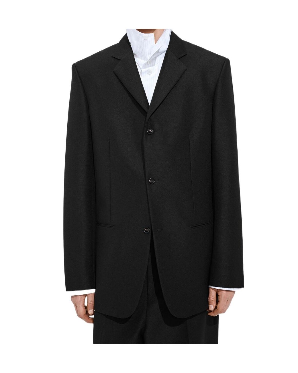 Bottega Veneta Black Mohair And Wool Jacket for men