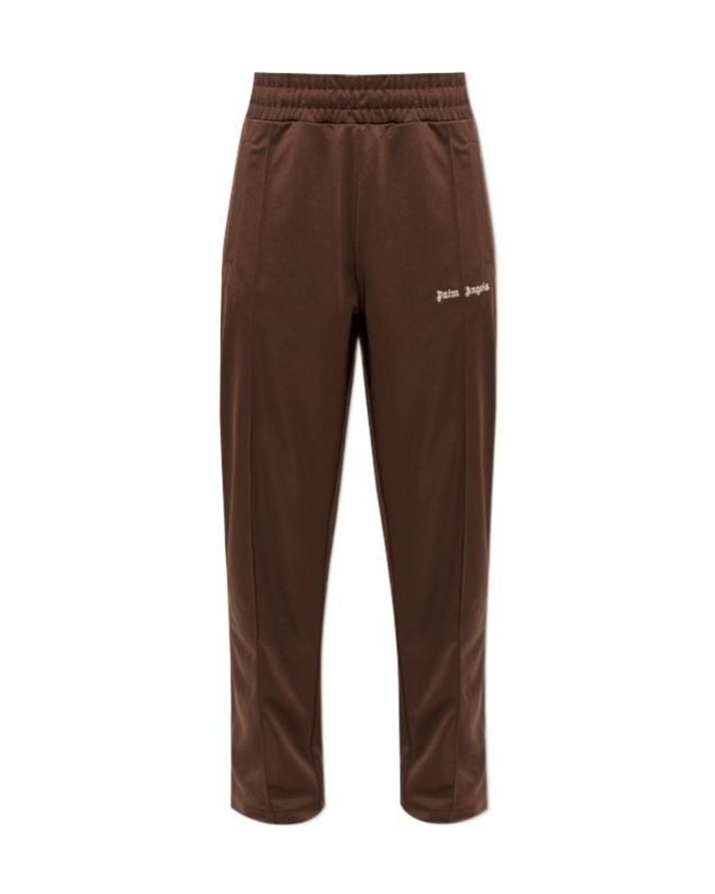 Palm Angels Brown Elastic-Waist Athletic Pants for men