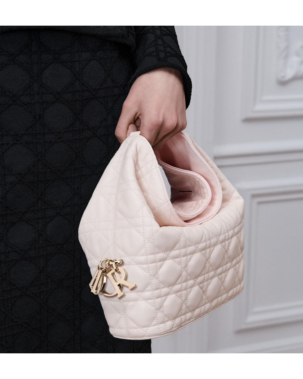 Dior Pink Small Toujours Hobo Bag