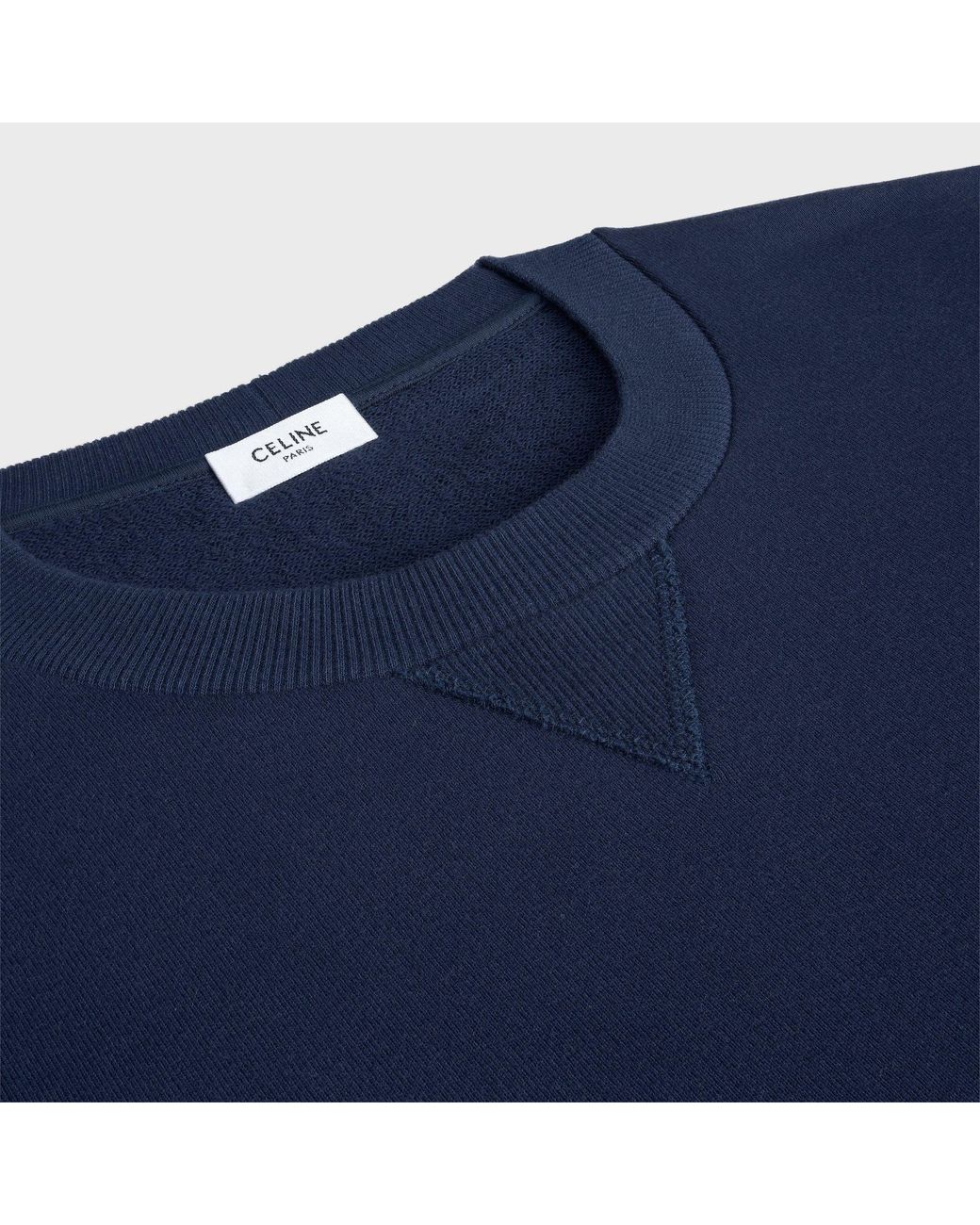 Céline Blue Loose Sweatshirt for men