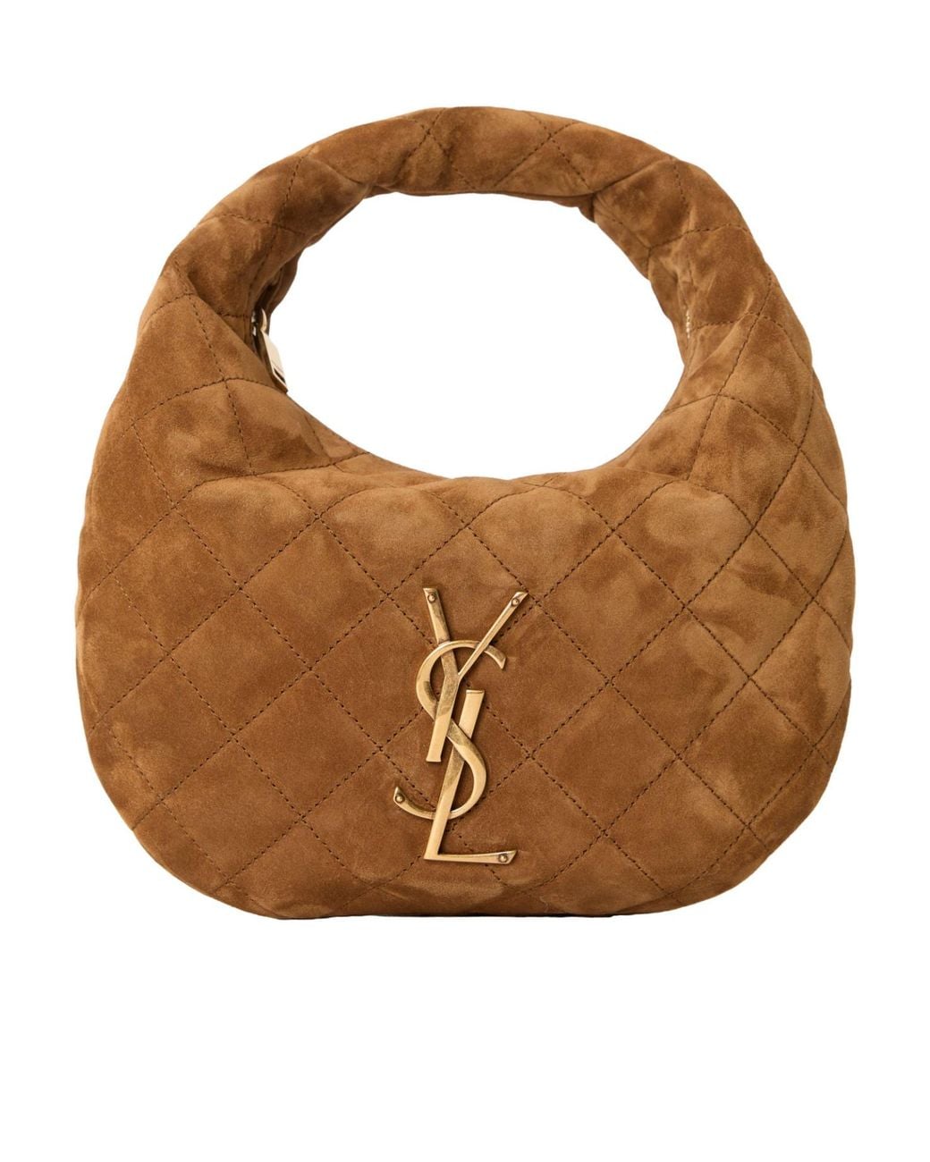 Saint Laurent Brown Minimalstyle Hobo Bag