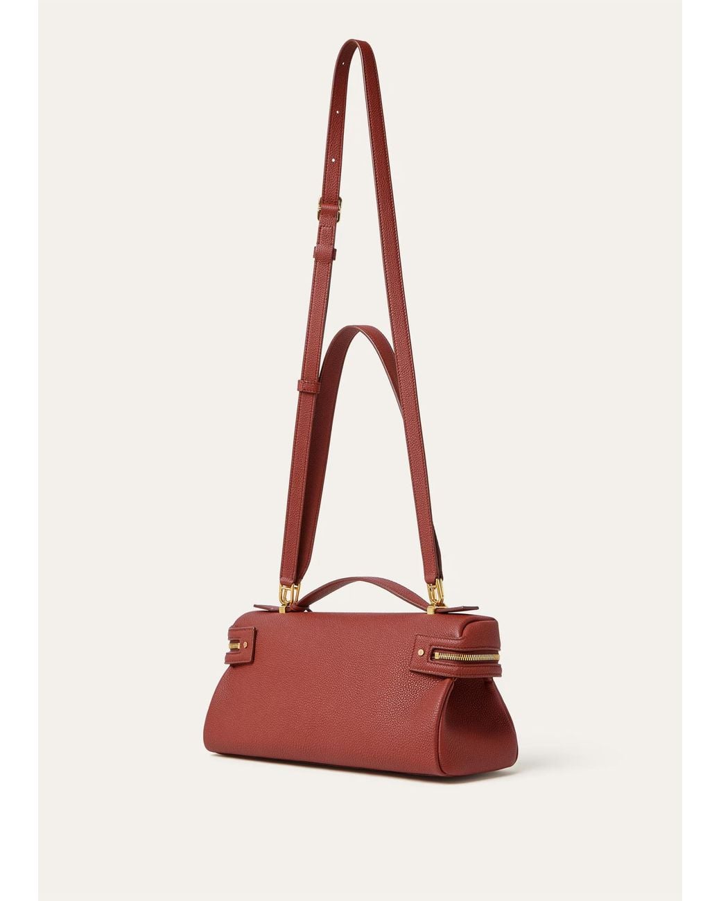 Loro Piana Red Extra Softy L29 Shoulder Bag