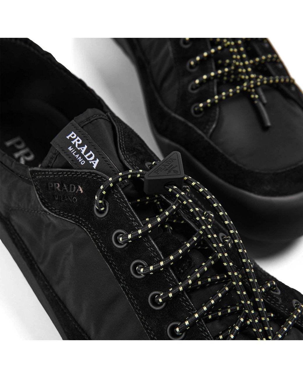 Prada Black Low-Top Trainers for men