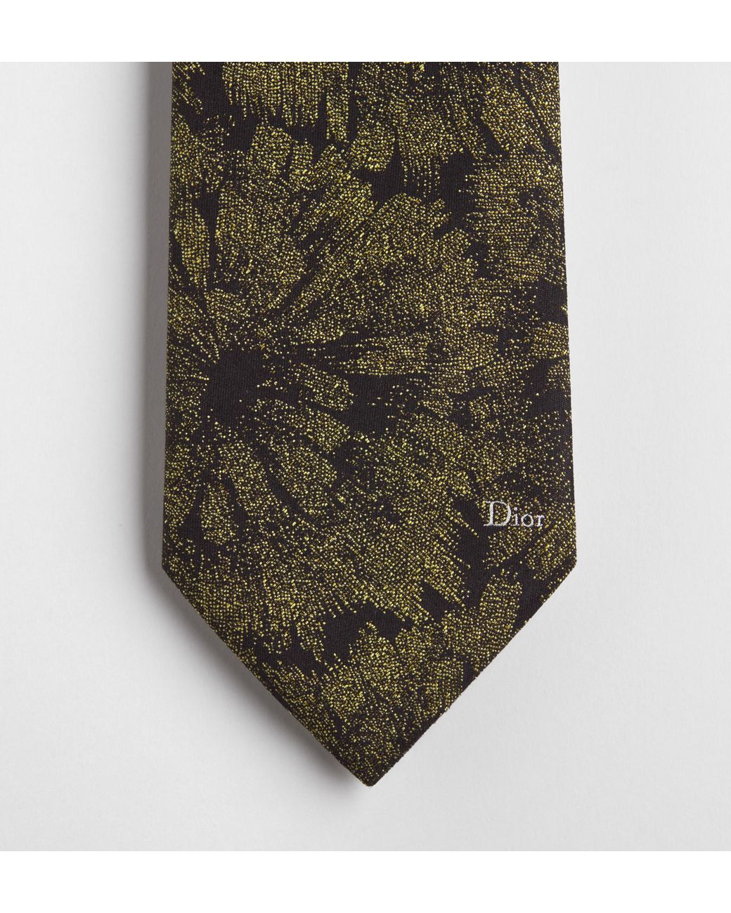 Dior Green Byzance Tie for men