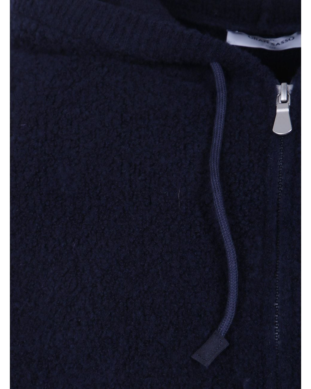 Gran Sasso Blue Long-Sleeve Hoodie for men