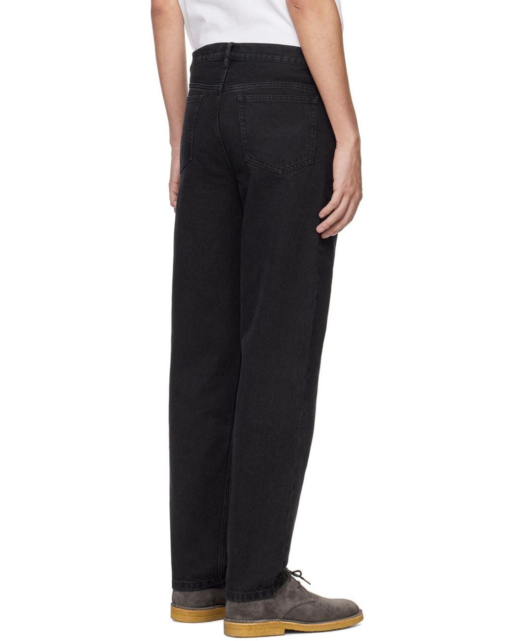 A.P.C. Black Classic Straight-Leg Jeans for men