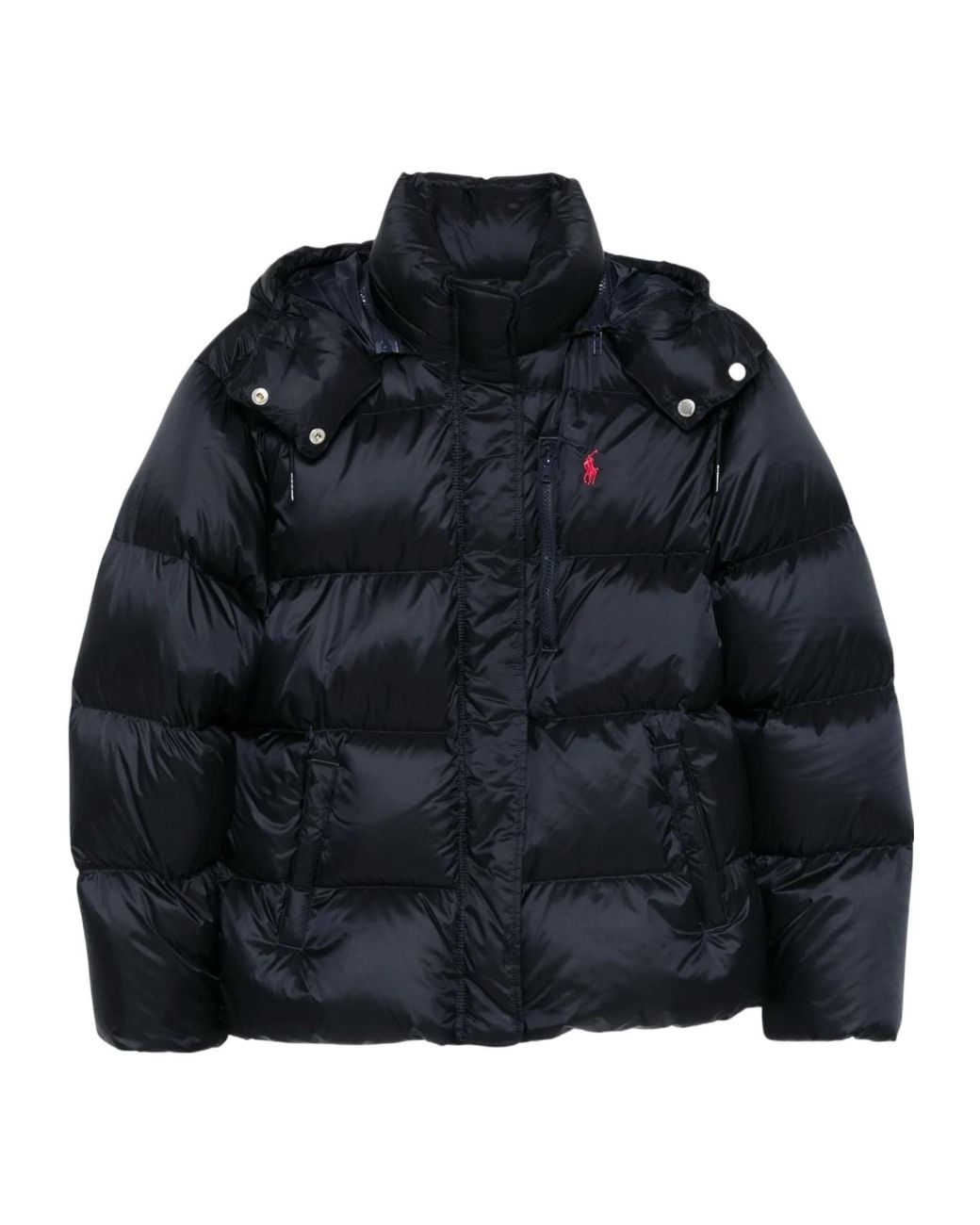 Polo Ralph Lauren Blue Quilted Hooded Down Jacket