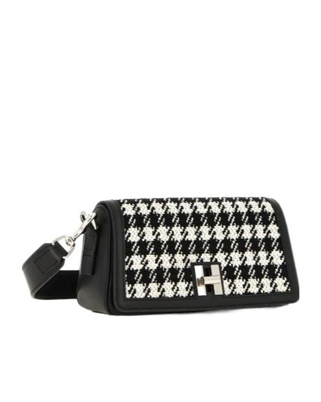 Hogan Black H-Turn Flap Bag Mini