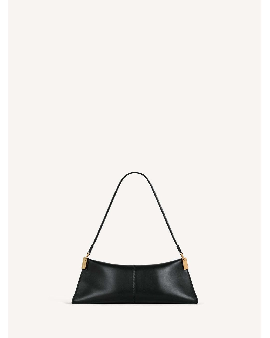 Balmain Black Small Leather 64-83 Shoulder Bag