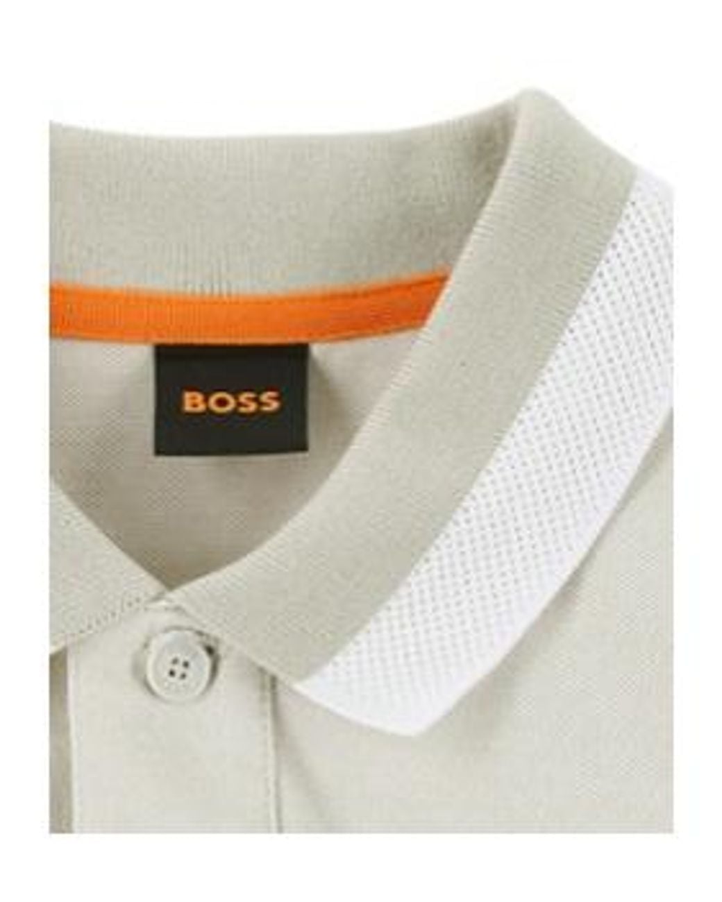 Boss White Boss Long-Sleeved Polo Shirt for men
