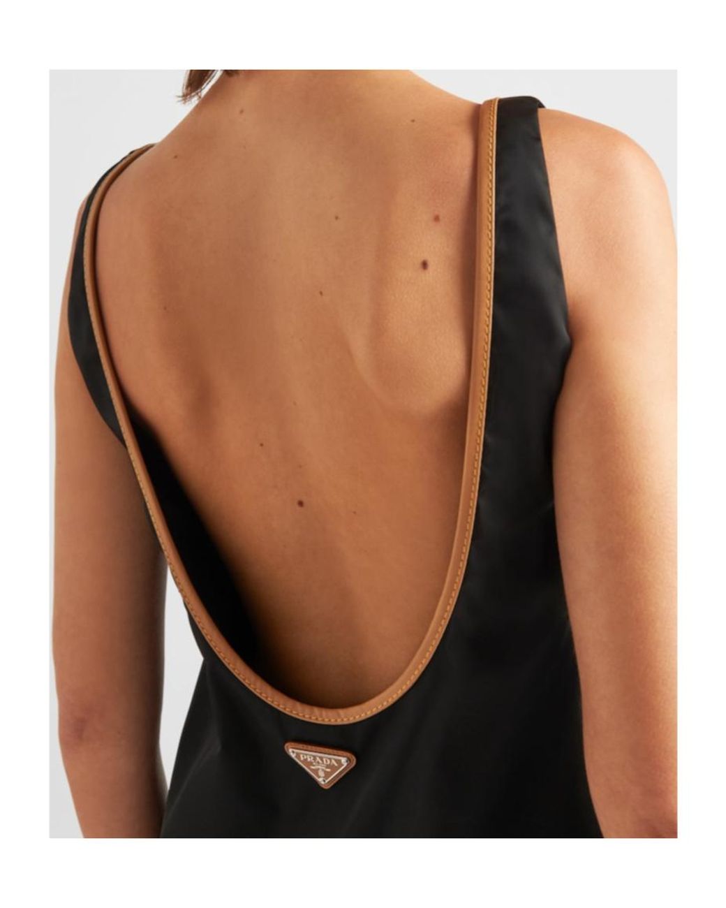 Prada Black Round-Neck Sleeveless Dress