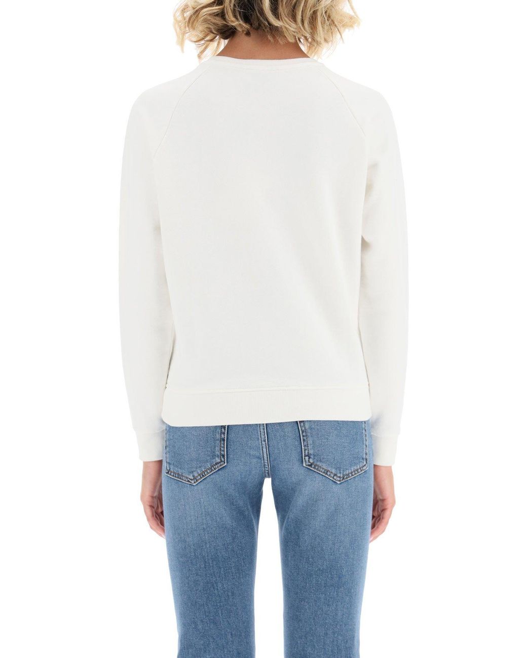 Maison Kitsuné White Logo Sweater