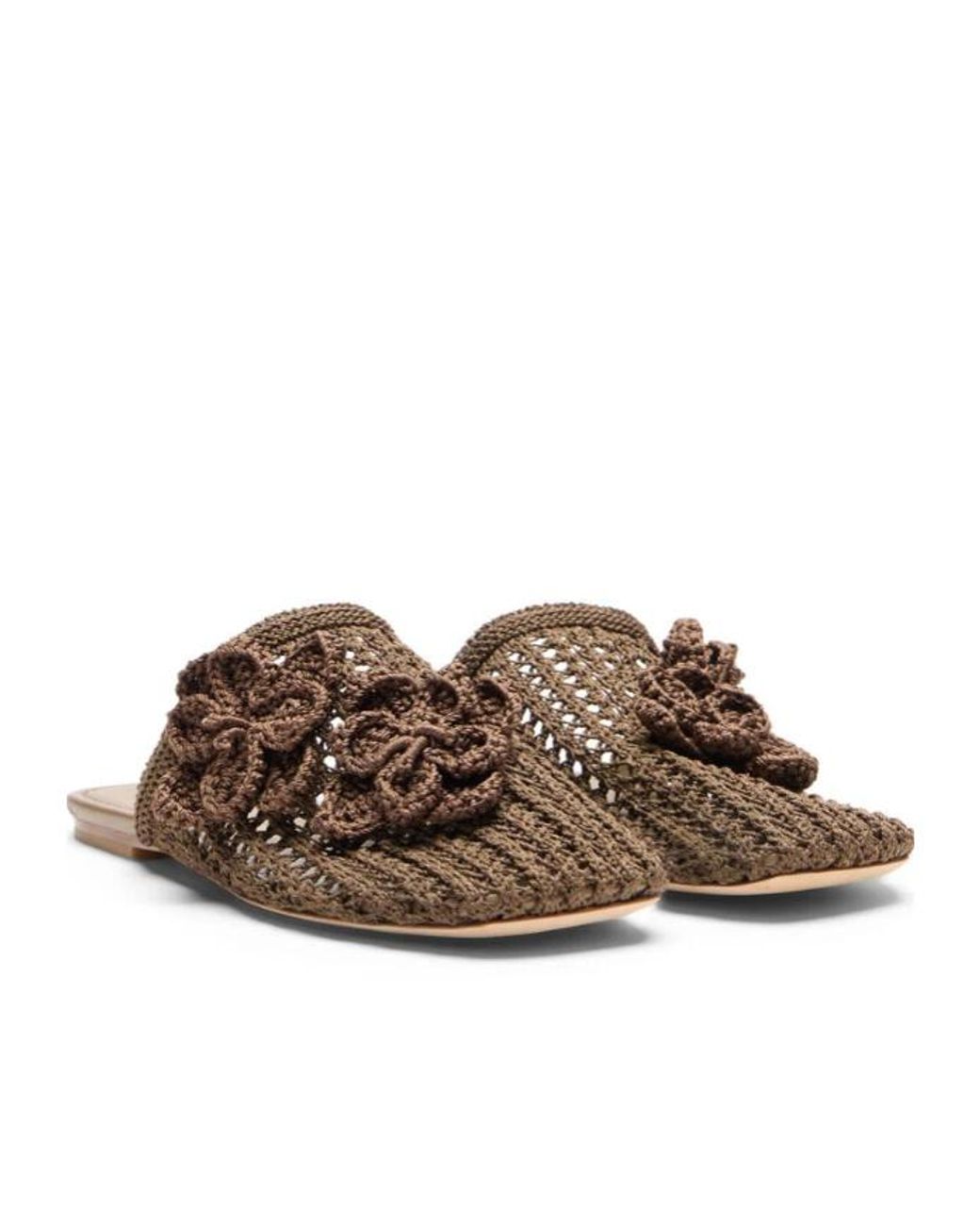 Stuart Weitzman Brown Lotus Mule