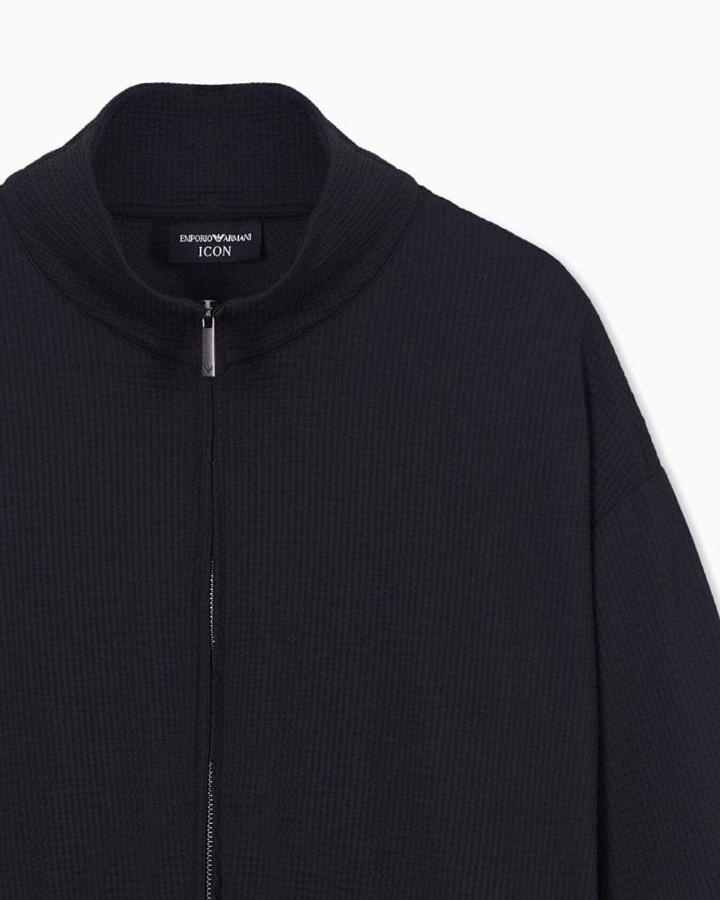 Emporio Armani Blue Full-Zip Casual Jacket for men