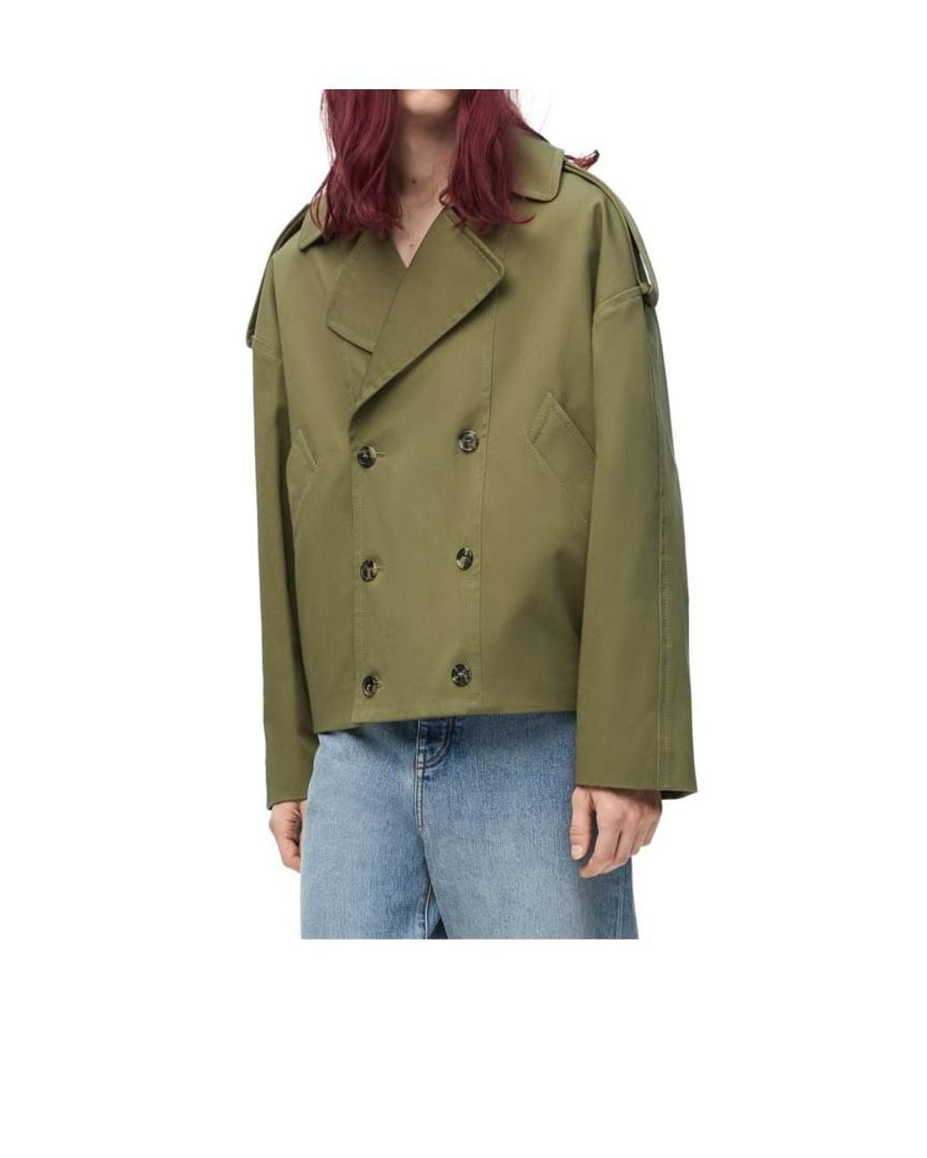 Loewe Green Balloon Jacket for men