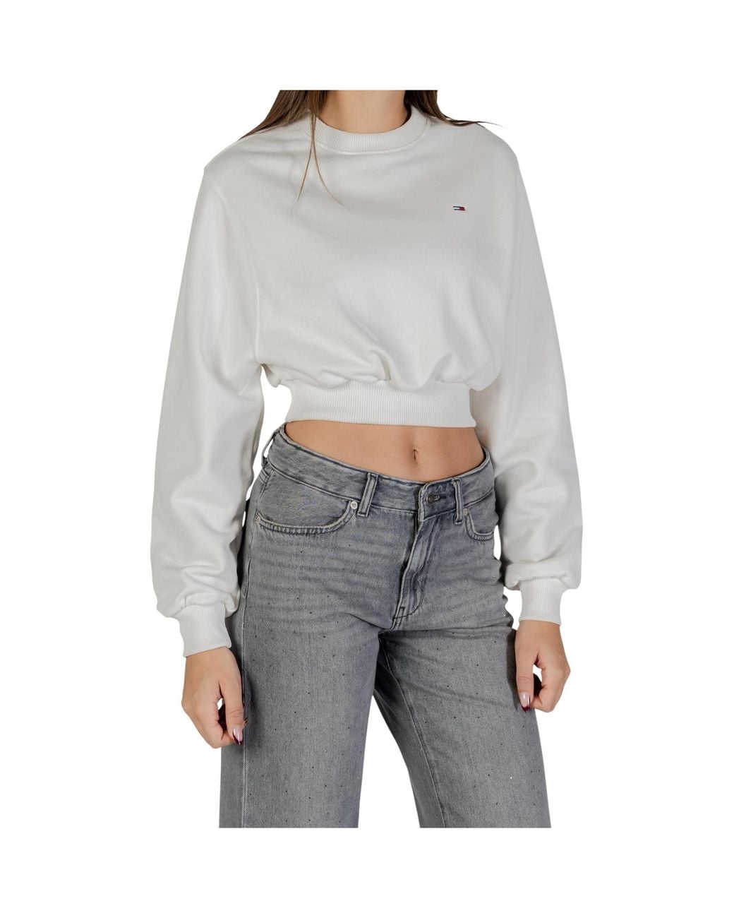 Tommy Hilfiger Gray Long-Sleeved Sweatshirt