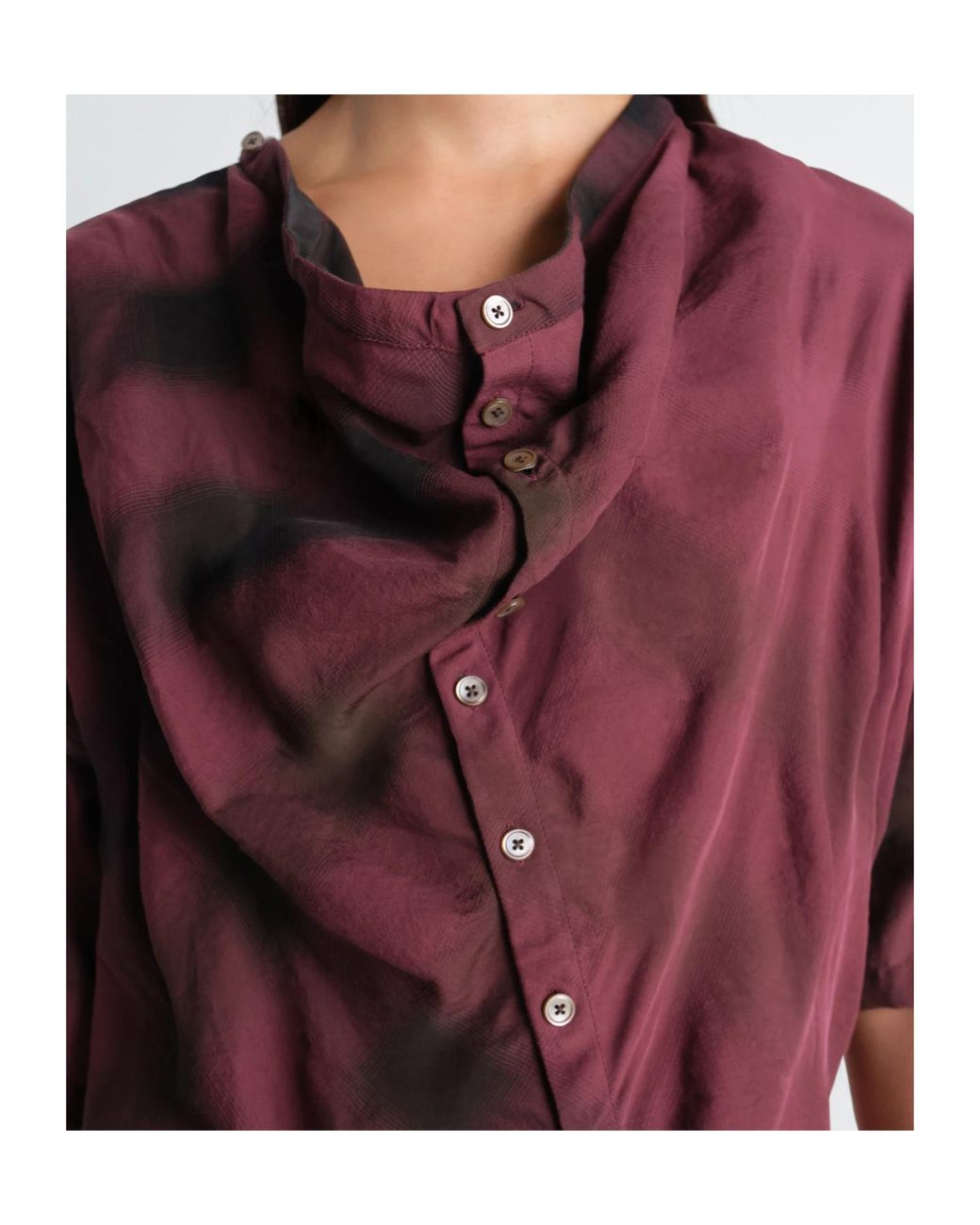 Lemaire Red Soft Collar Dress