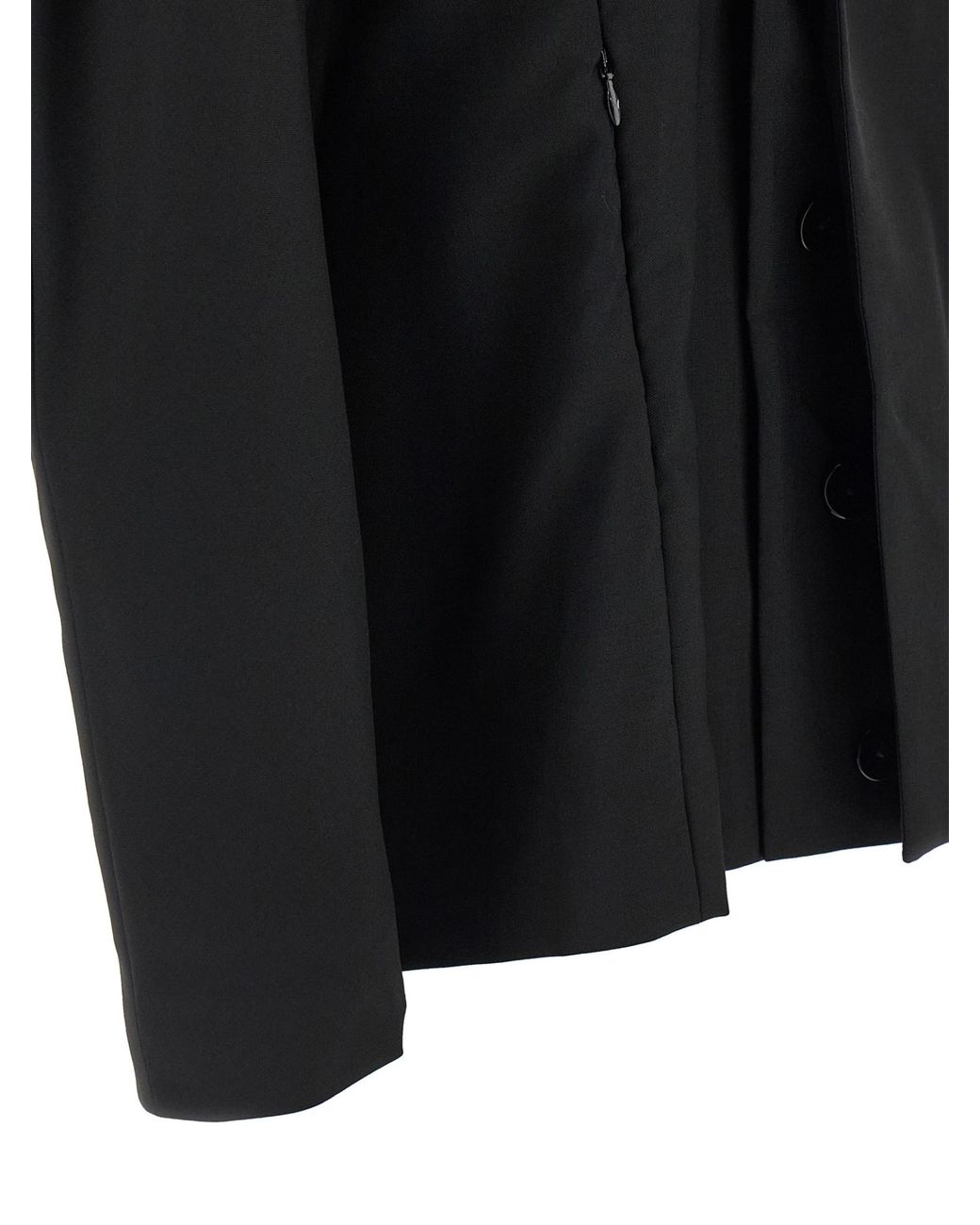 Kiko Kostadinov Black Vaals Asymmetric Blazer for men