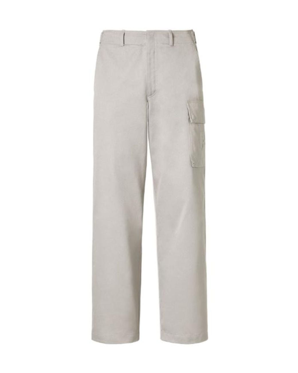 Fendi Gray Straight-Leg Cargo Trousers for men