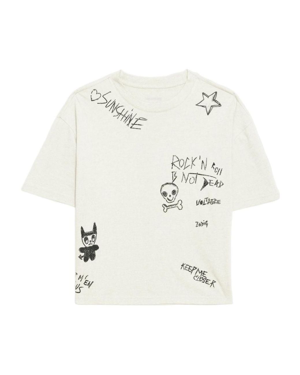 Zadig & Voltaire White Taida T-Shirt