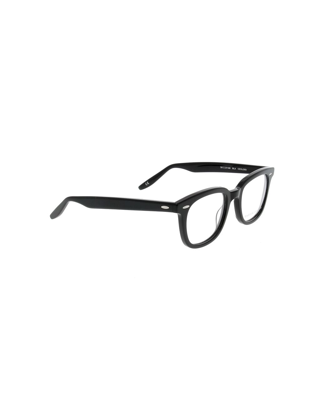Barton Perreira White Cecil Square Frame Glasses for men