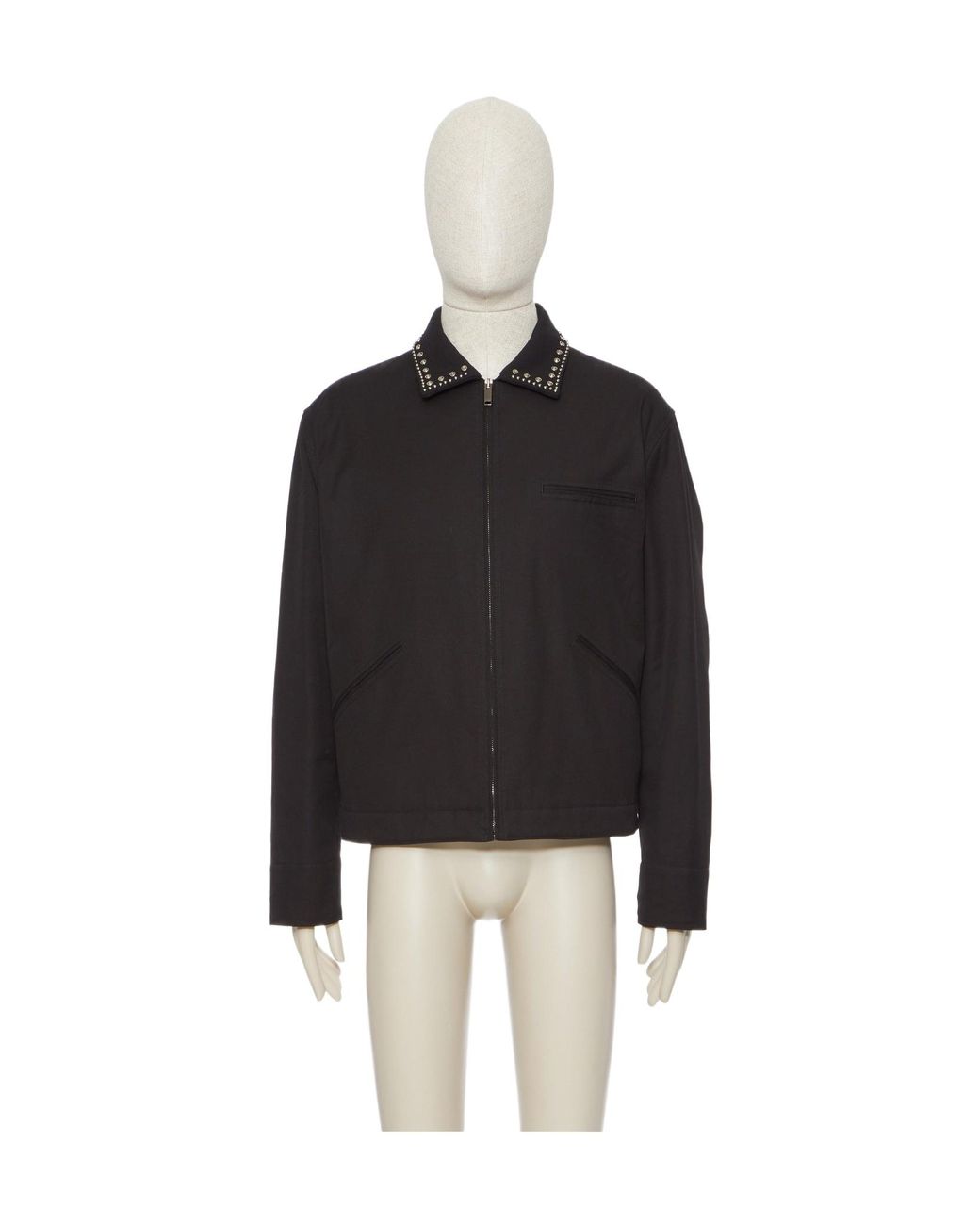 Valentino Black Long-Sleeved Casual Jacket for men