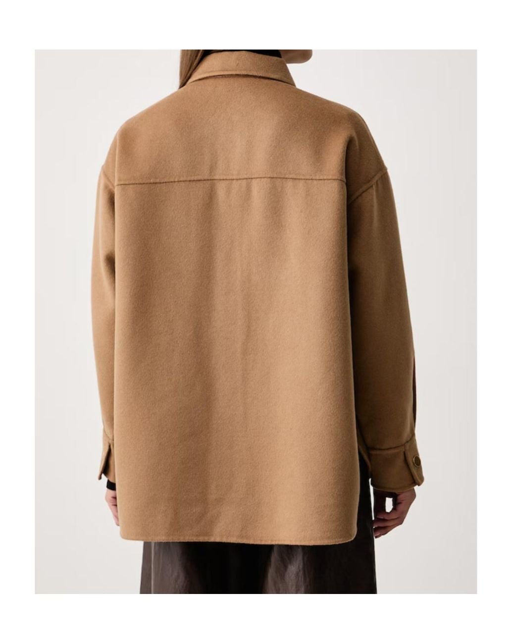 Kaos Brown Long-Sleeved Casual Jacket