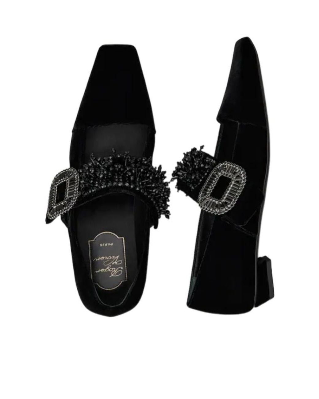 Roger Vivier Black Belle Vivier Mary Janes