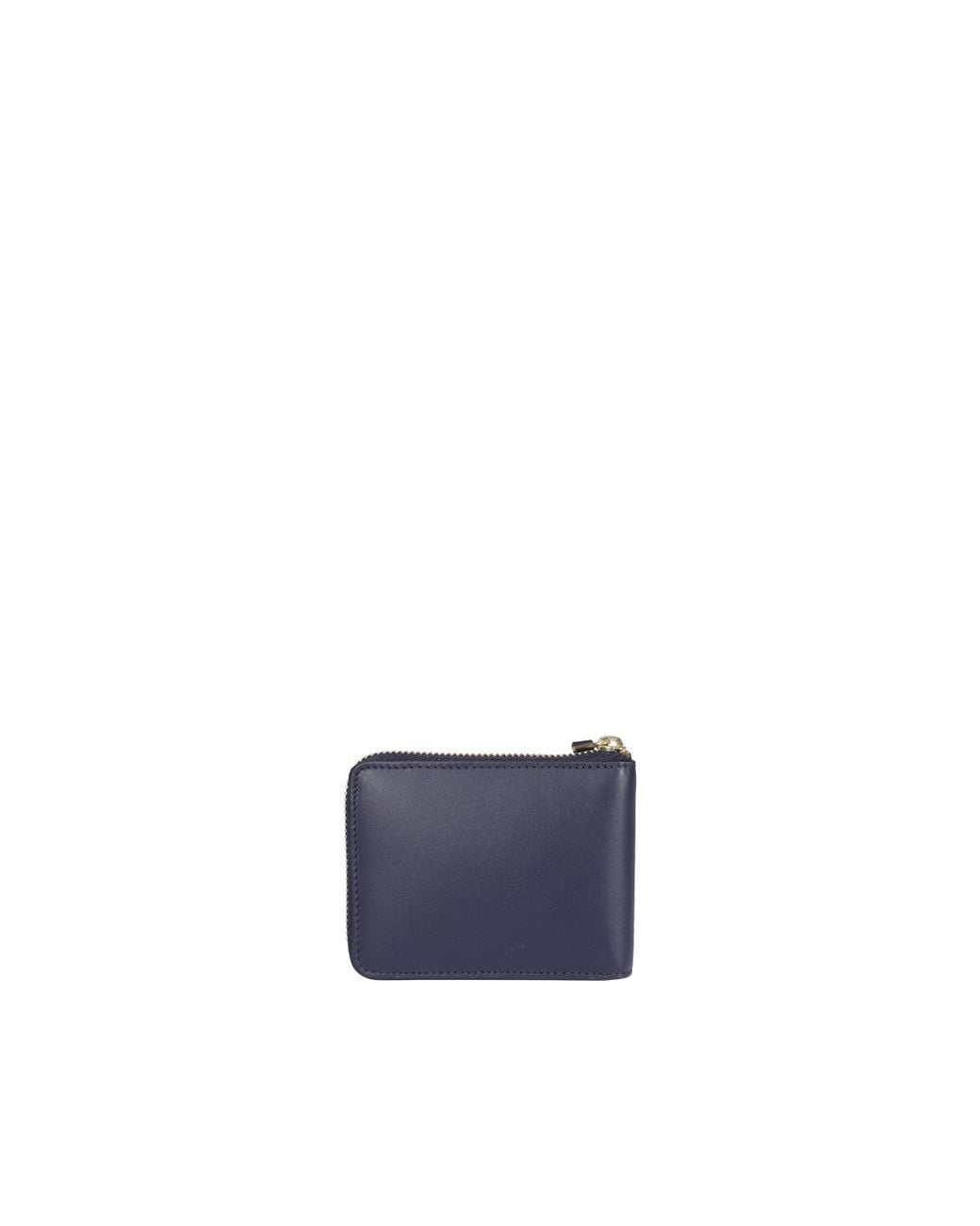 Comme des Garçons Blue Comme Des Garçons Wallet Embossed Zip Around Wallet