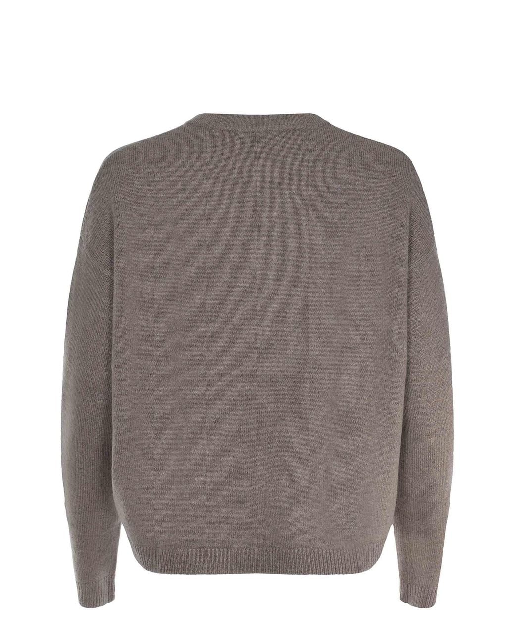 Max Mara Gray S Henley Knitted Sweater
