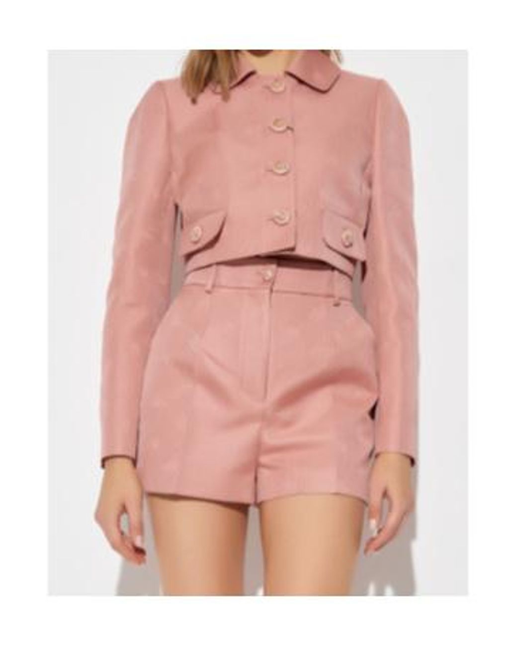 Dolce & Gabbana Pink Short Jacket