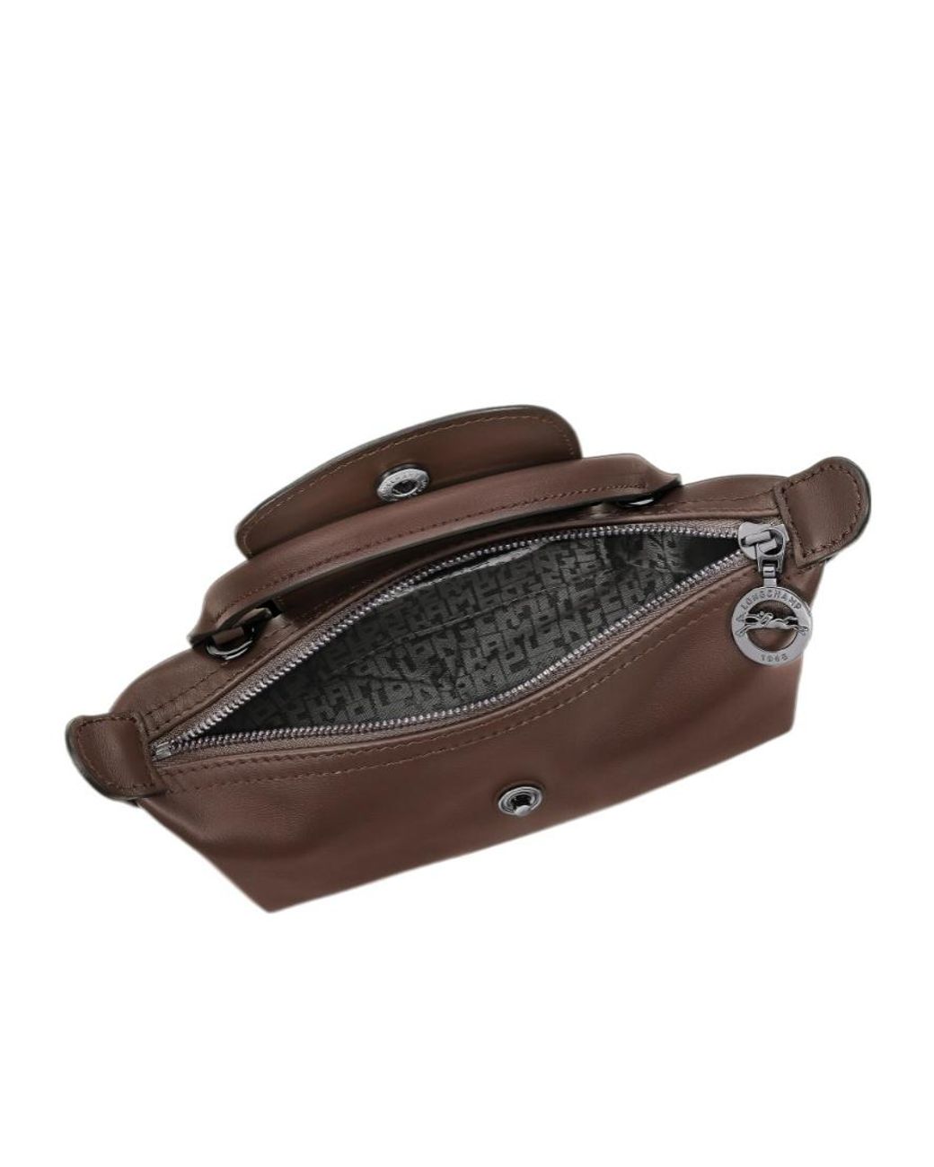 Longchamp Brown Top Handle Shoulder Bag