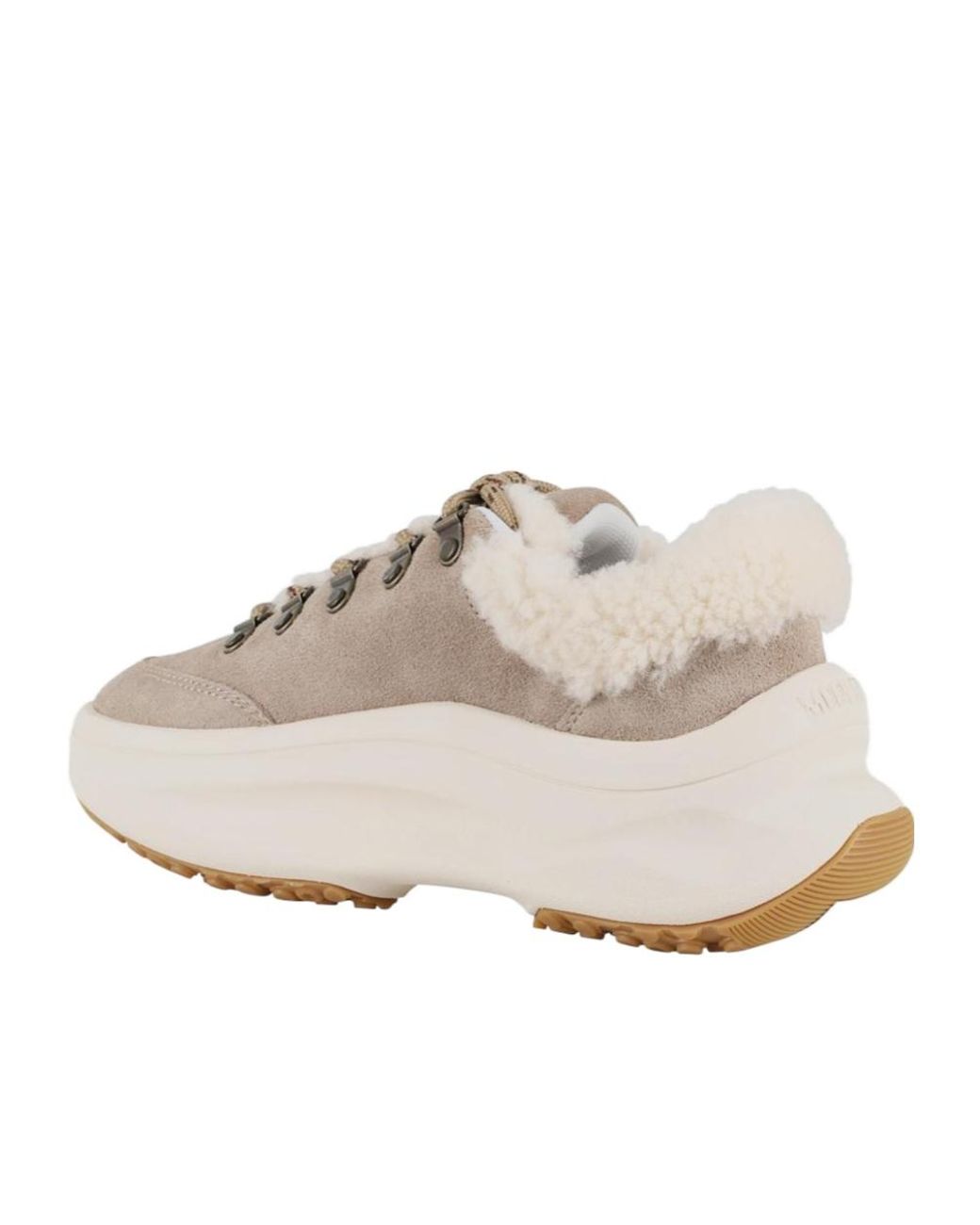 Moon Boot Gray Moon 247 City Shearling Sneakers for men