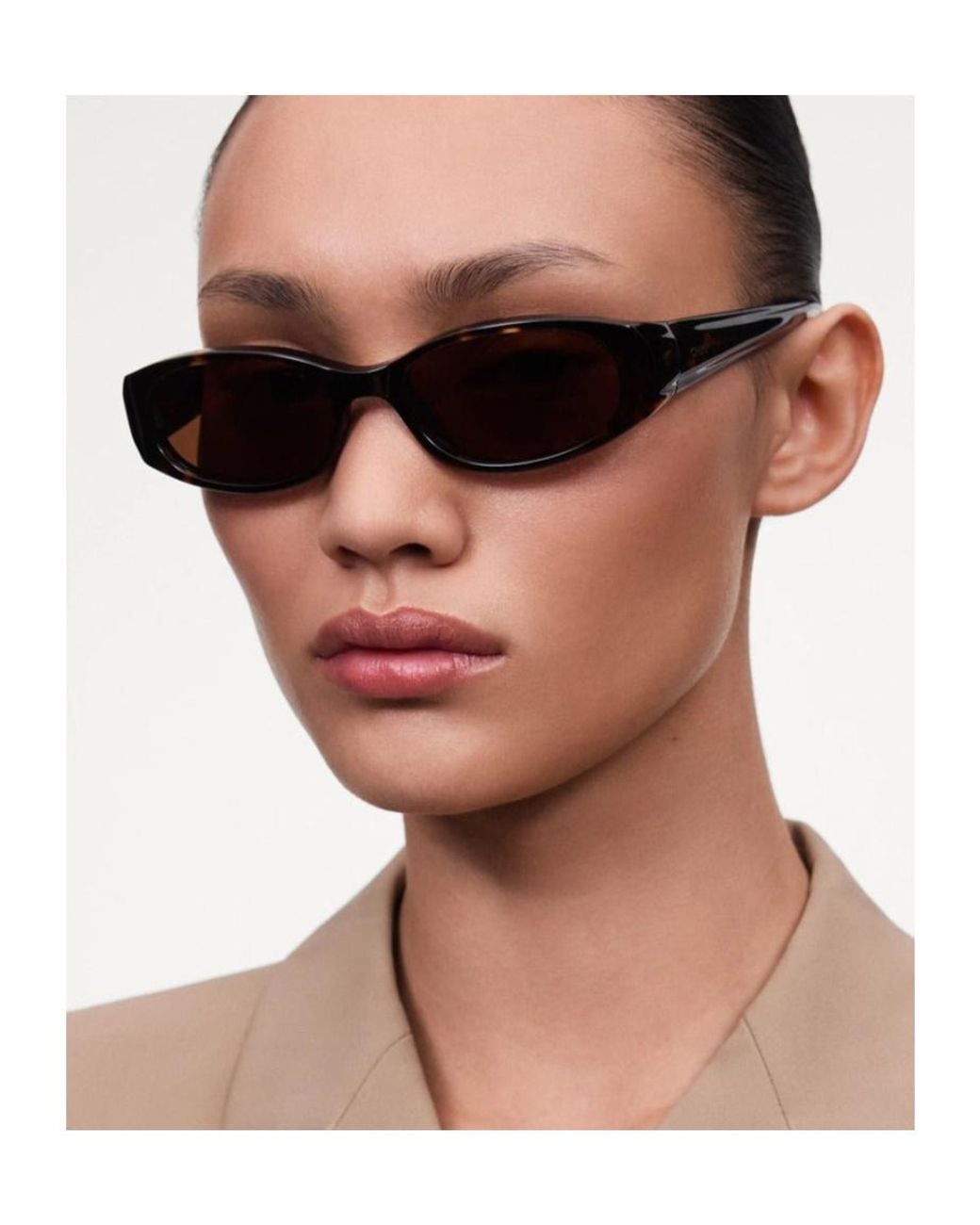 Chimi Multicolor Note Oval Frame Sunglasses