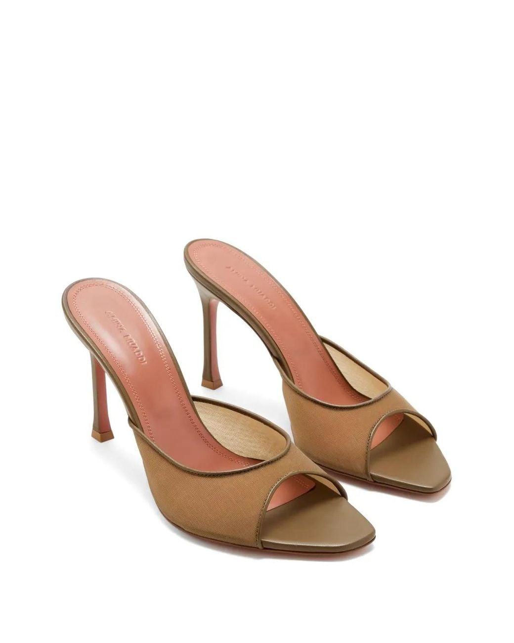 AMINA MUADDI Brown Alexa Mules