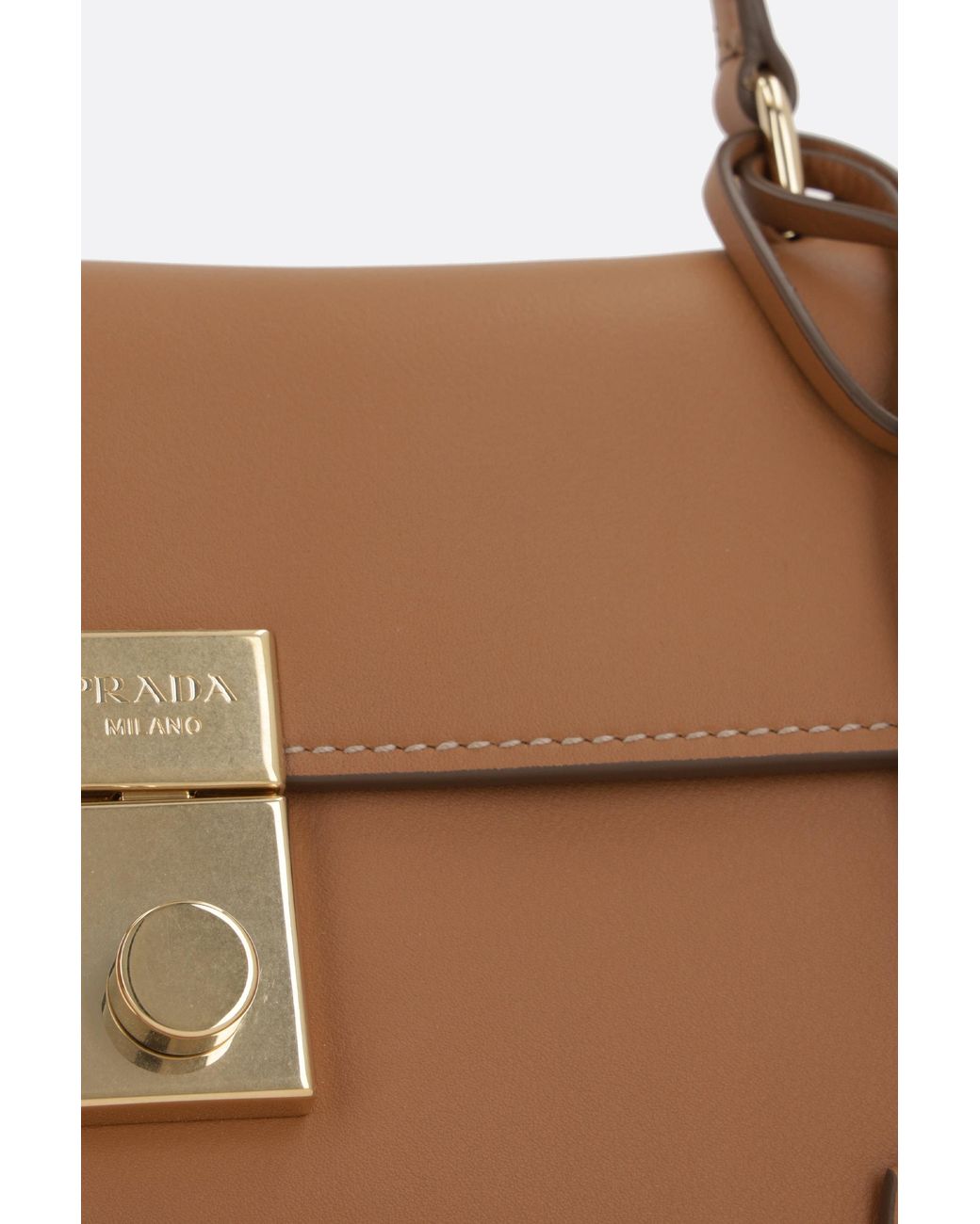 Prada Brown Soft Sound Shoulder Bag