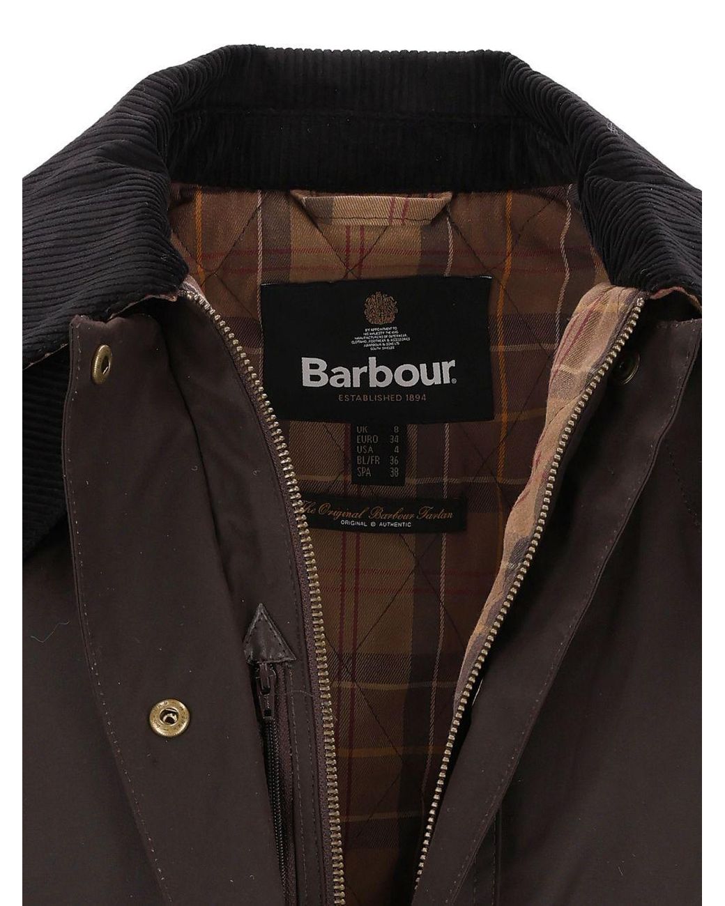Barbour Black Modern Border Jacket