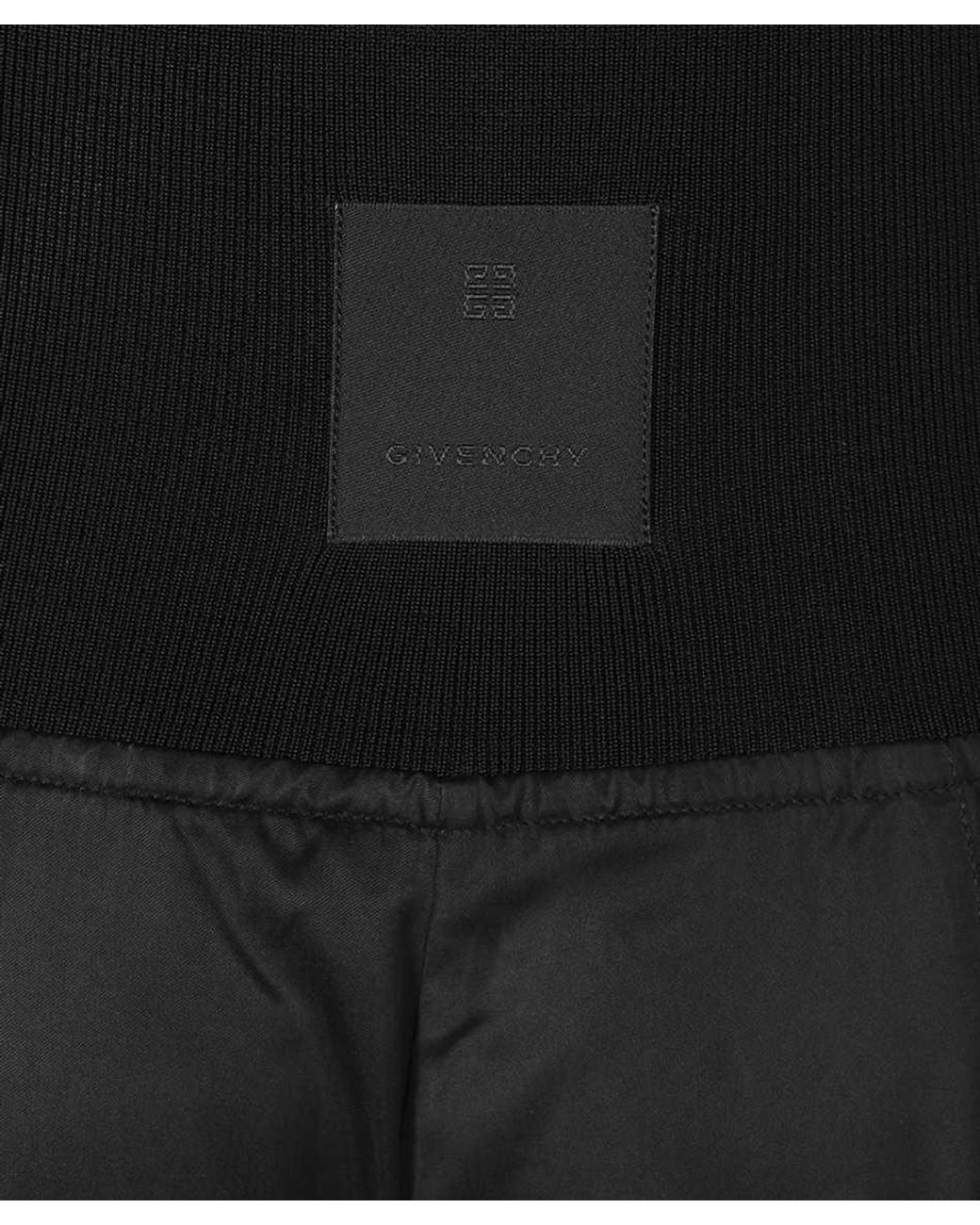 Givenchy Black Elastic Waist Casual Pants