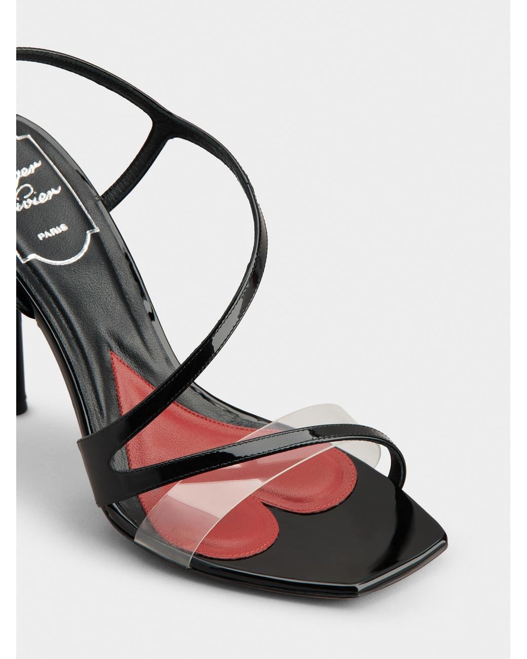 Roger Vivier Black I Love Vivier Sandals