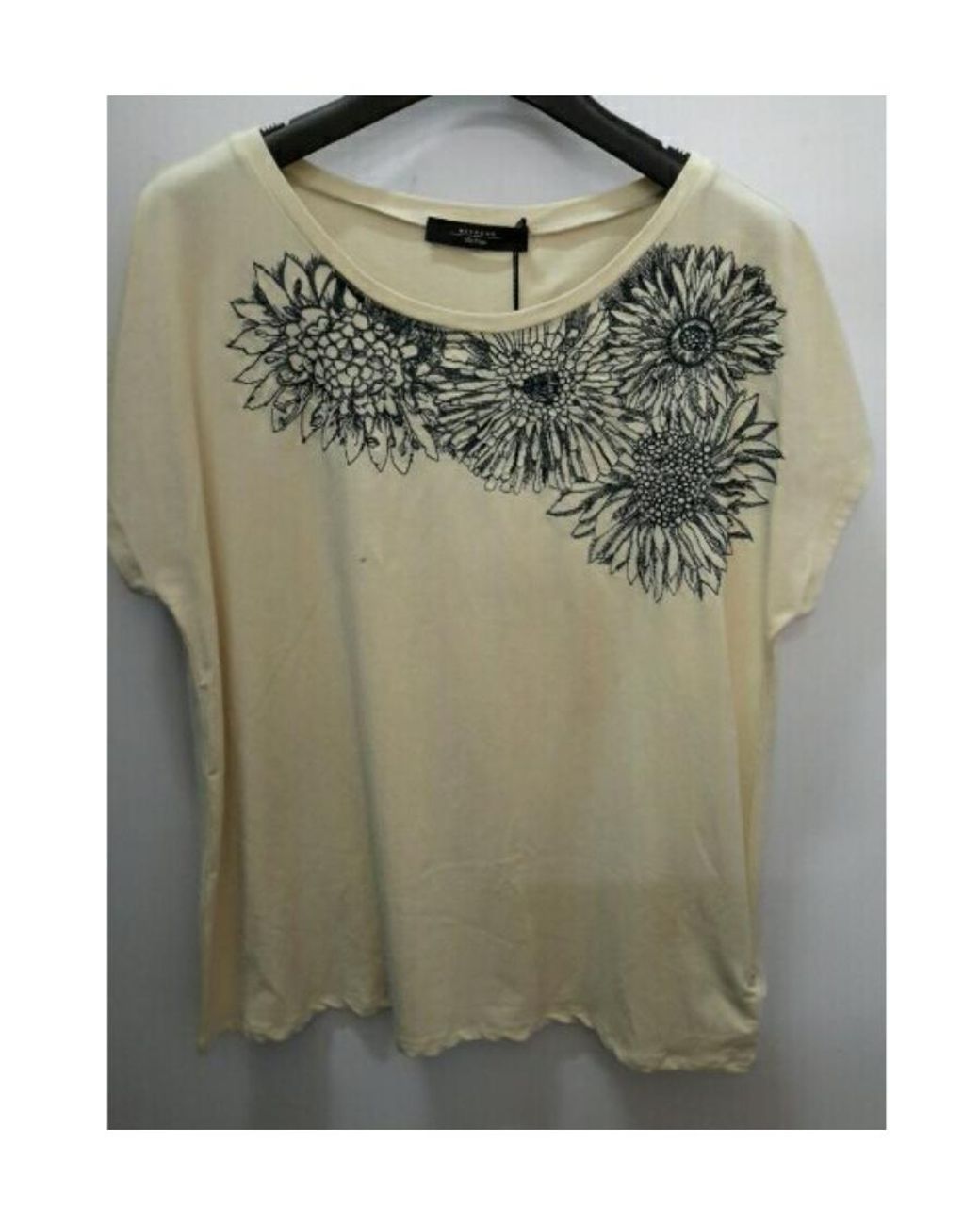 Weekend by Maxmara White Flower Pattern T-Shirt