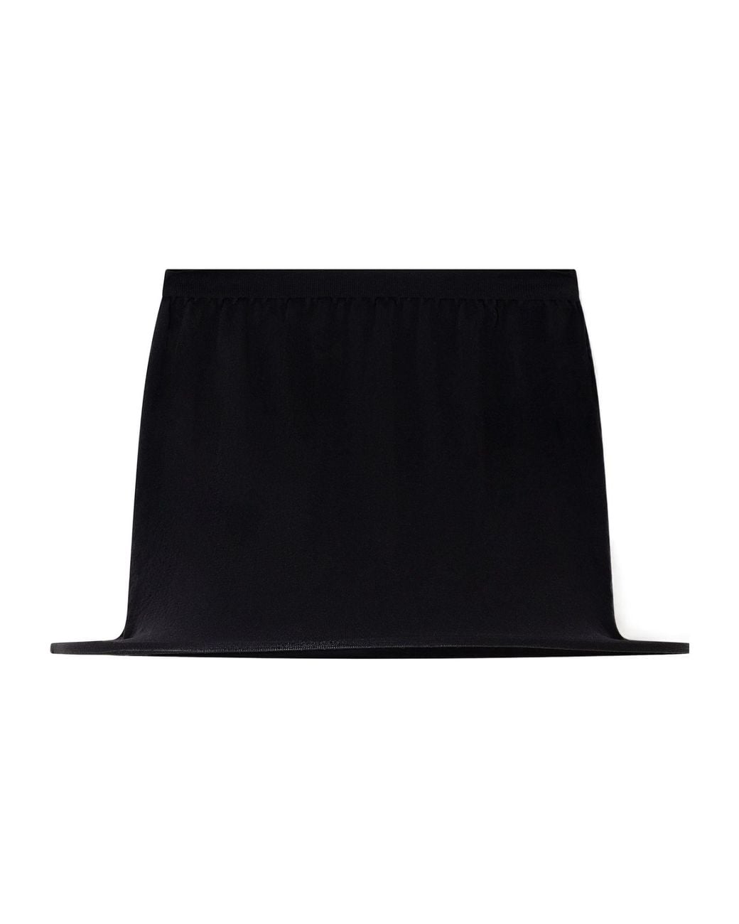 GIMAGUAS Black Fina Elastic-Waist Mini Skirt