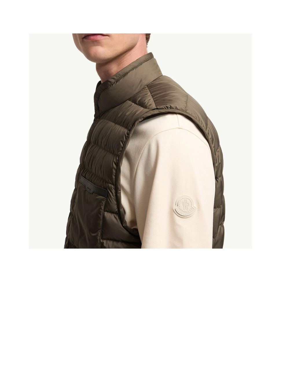 Moncler Green Thaldrik Cotton Field Jacket for men