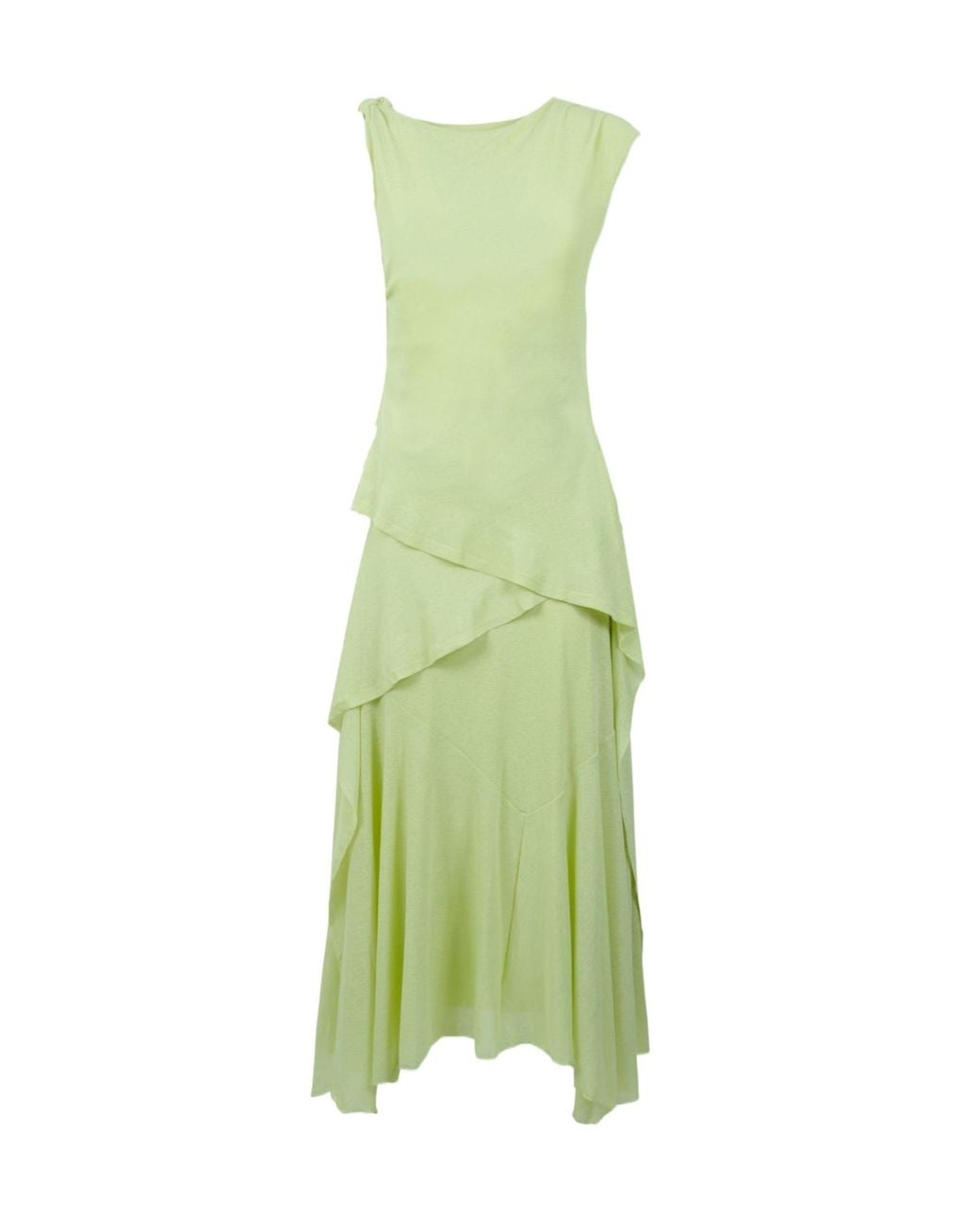 Ganni Green Sleeveless Dress